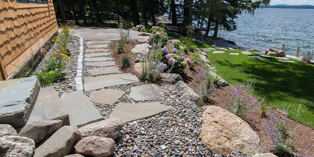 Stephens Landscaping Garden Center - everything you need to know about mulch -mulch pathway of rocks